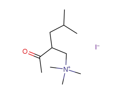trimethyl[2-(2-methylpropyl)-3-oxobutyl]azanium iodide