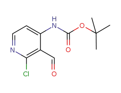 tert-butyl (2-chloro-3-formylpyridin-4-yl)carbamate