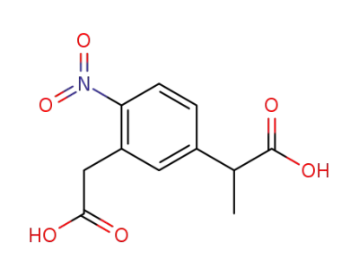 2-(3-carboxymethyl-4-nitrophenyl)propionic acid