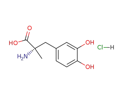 (S)-2-amino-3-(3,4-dihydroxyphenyl)-2-methylpropanoic acid hydrochloride