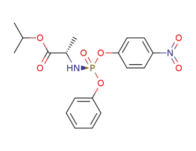 (S)-2-[(S)-(4-nitro-phenoxy)-phenoxy-phosphorylamino]propionic acid isopropyl ester