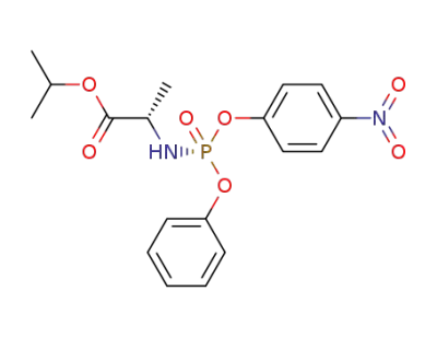 (S)-2-[(R)-(4-nitro-phenoxy)-phenoxy-phosphorylamino]propionic acid isopropyl ester